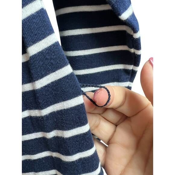 Ralph Lauren LRL Lauren Jeans Co Small Blue White Stripes Cotton Dress - Picture 6 of 9